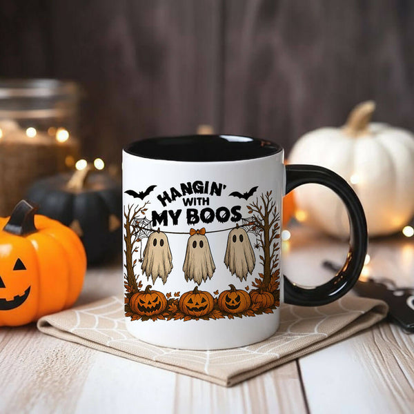 Hangin’ With My Boos - مج أبيض