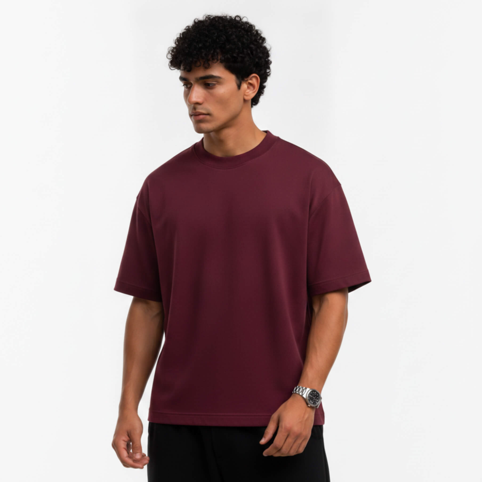 Oversized Tee – 100% Cotton Interlock