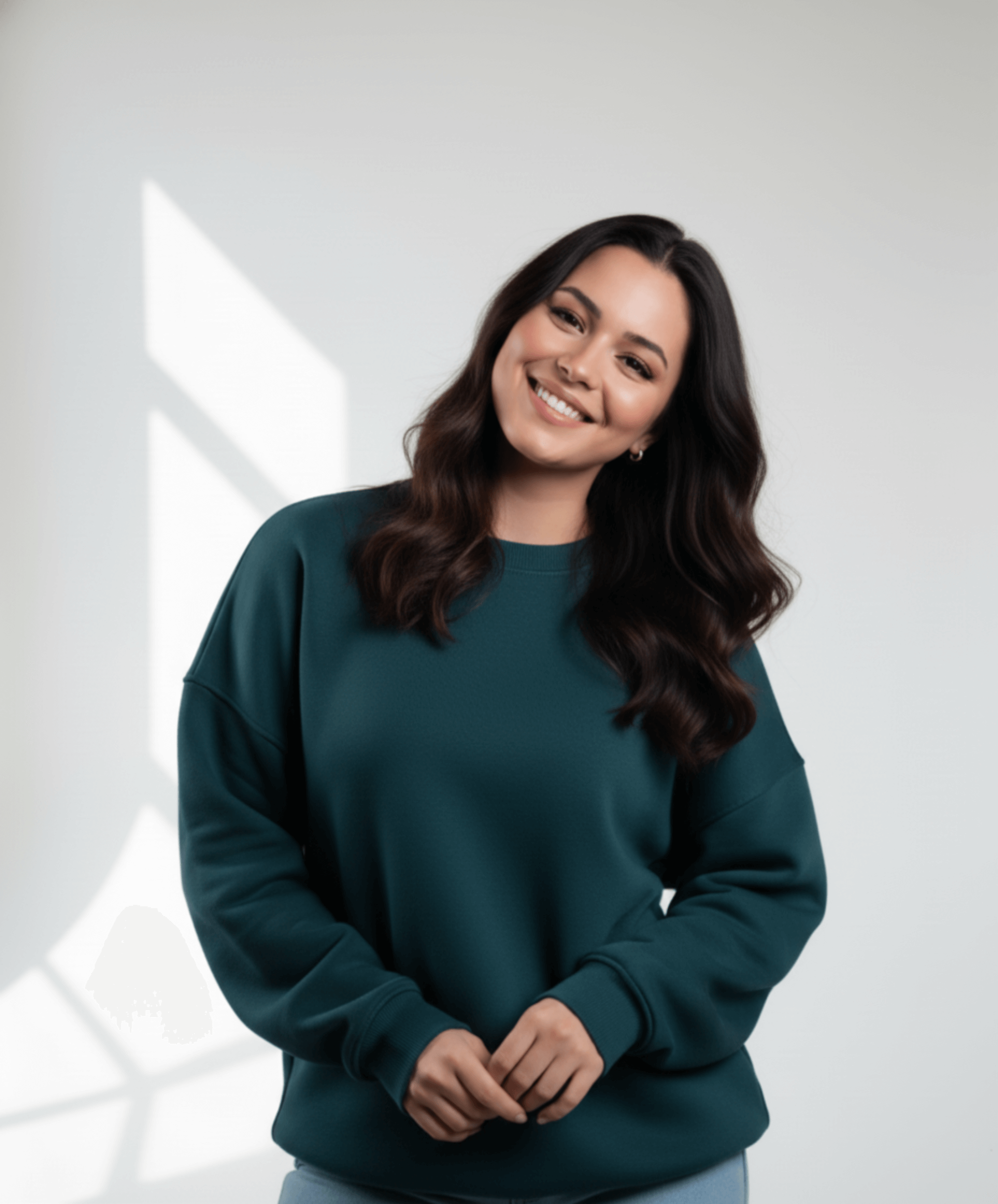 سويتشرت قطن اسفنجي - كبار - Oversize