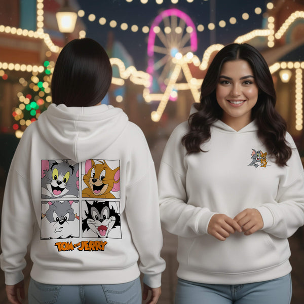 هودي ميلتون مبطن - Tom & Jerry Expression Grid