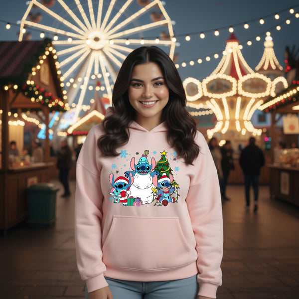 هودي ميلتون مبطن - Stitch Snowman