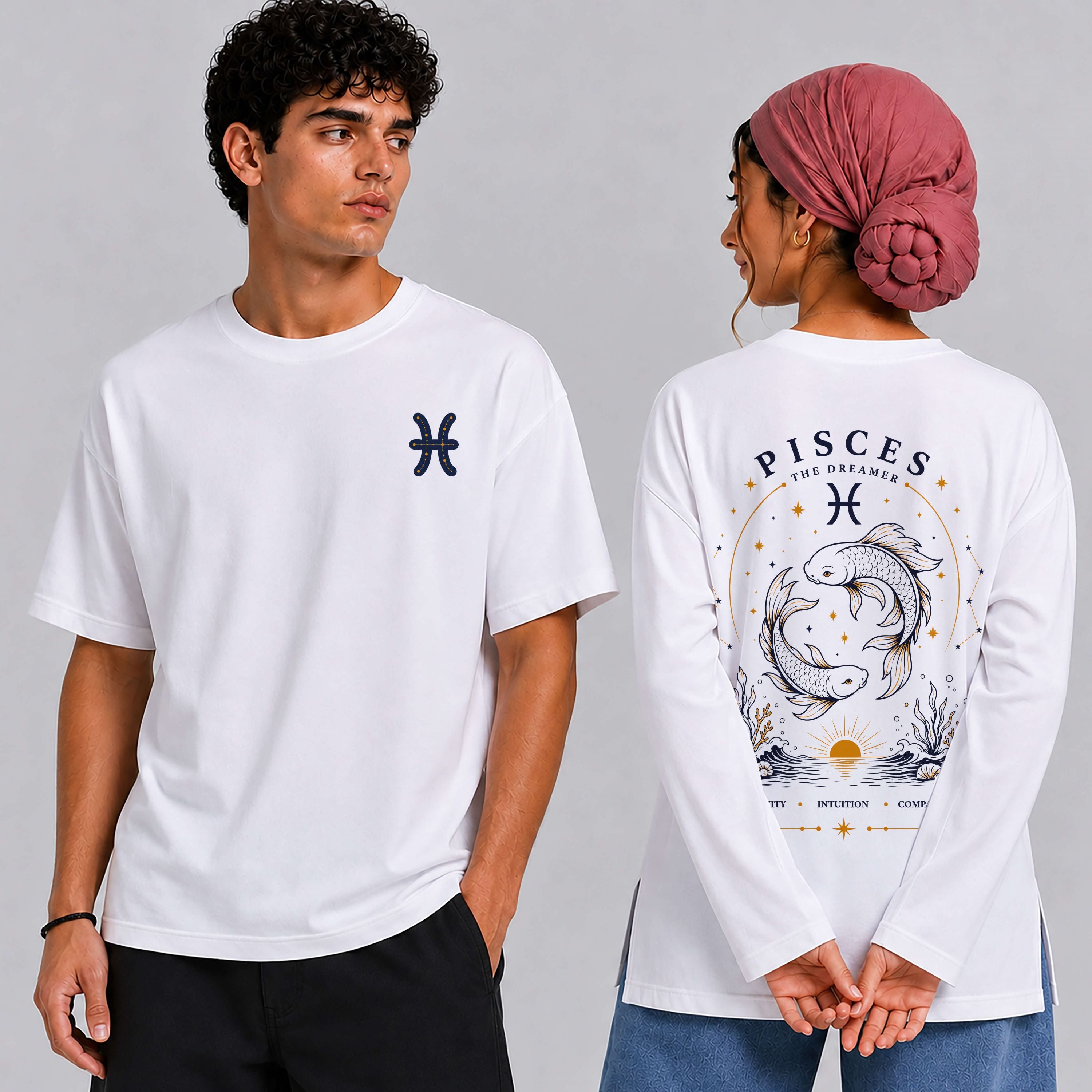 Pisces Oversized T-Shirt