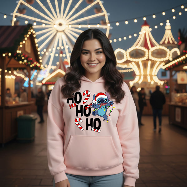 هودي ميلتون مبطن - Stitch Ho Ho Ho