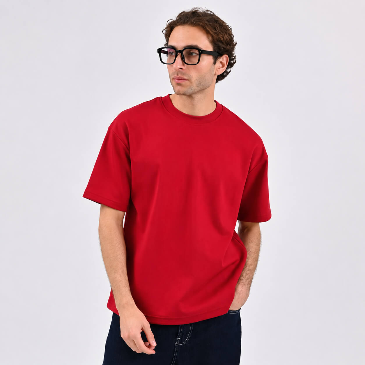 Oversized Tee – 100% Cotton Interlock