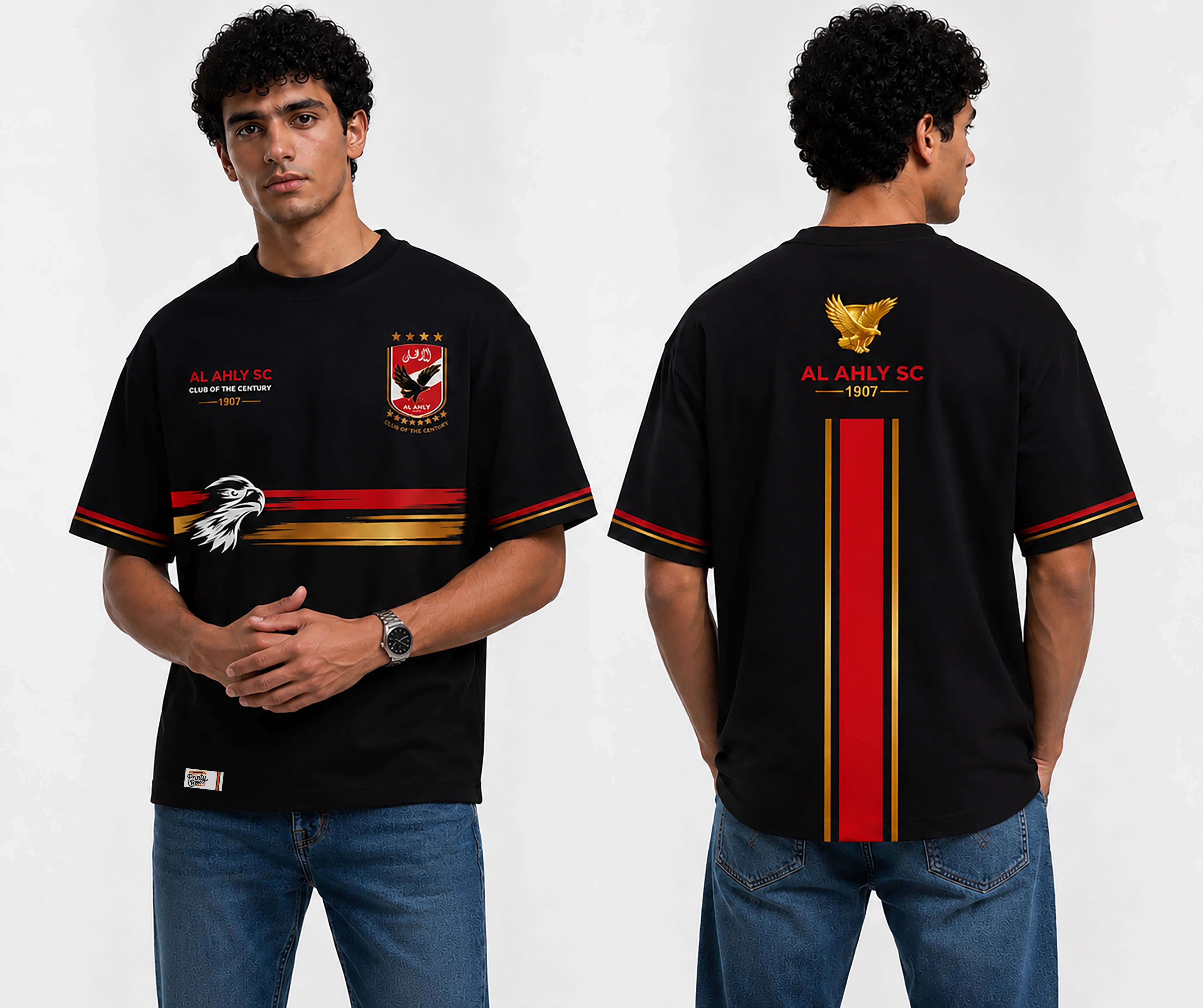 Al Ahly  SC White - Oversized T-Shirt