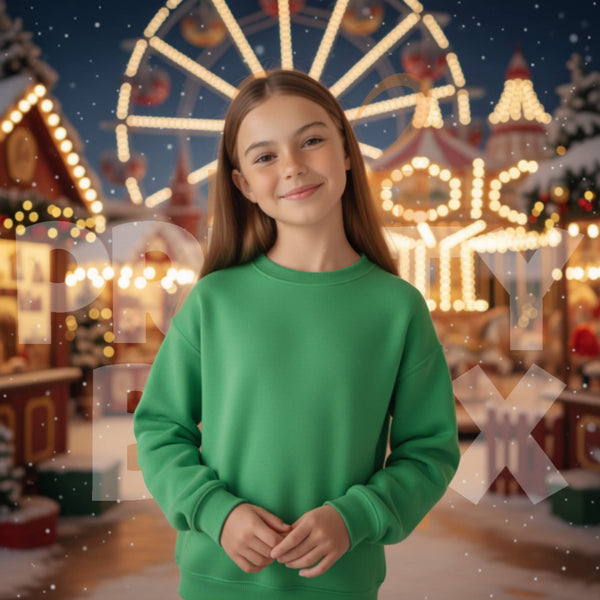 سويتشرت ميلتون مبطن ساده - Oversize