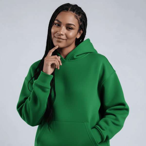 هودي ميلتون مبطن ساده - Oversize