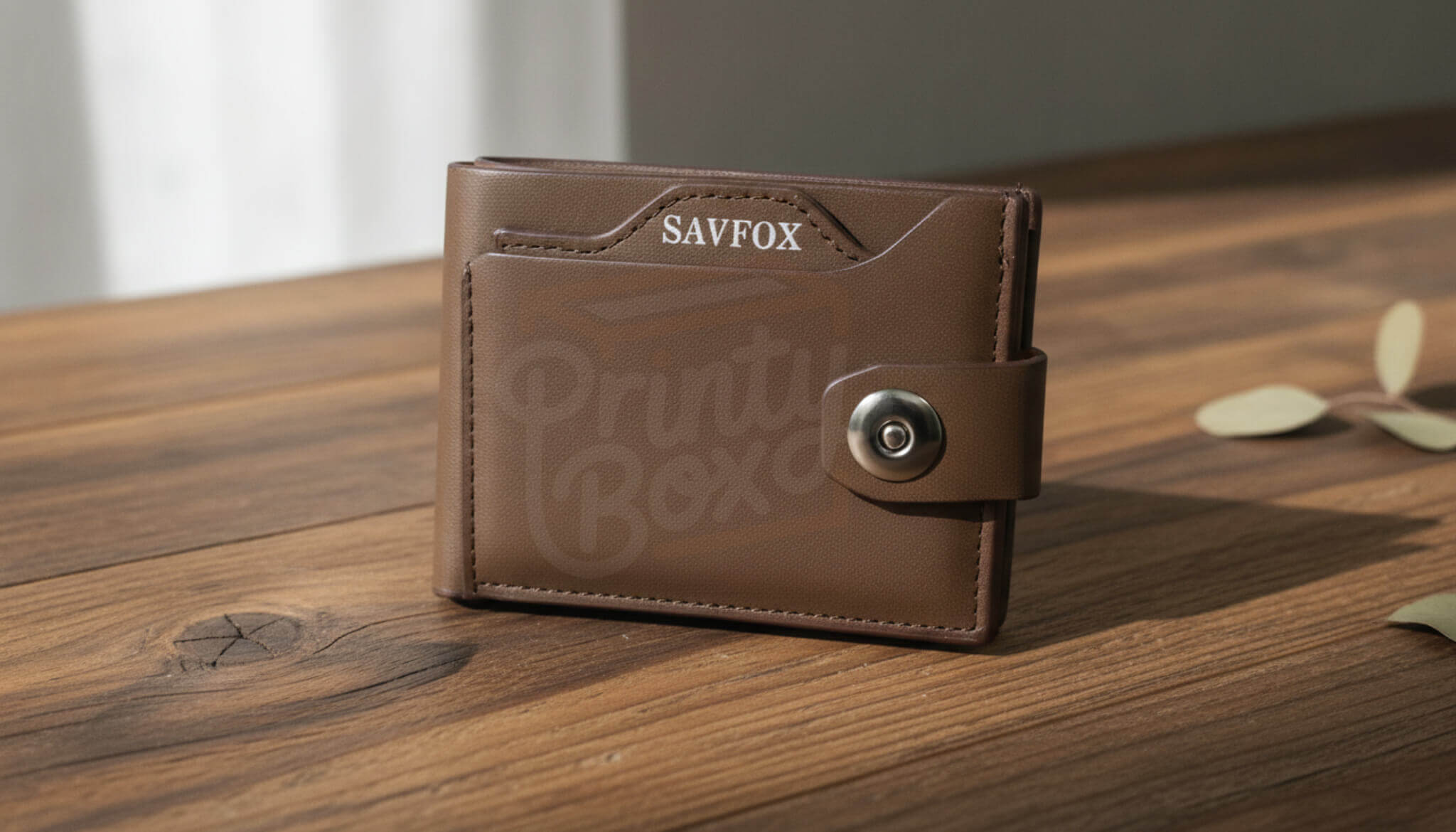 محفظة SAVFOX رجالي للحفر بالليزر