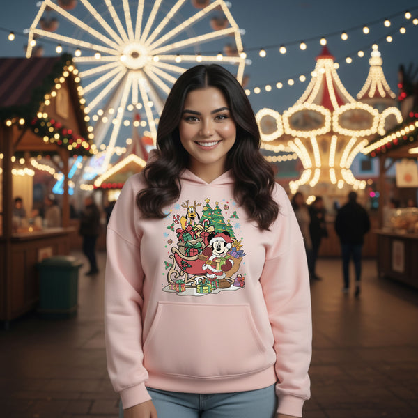 هودي ميلتون مبطن - Mickey & Pluto Sleigh